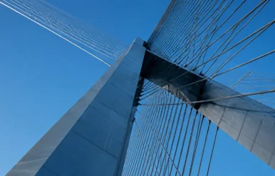 Modern bridge architecture representing structured debt and capital solutions