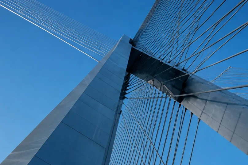 Modern bridge architecture representing structured debt and capital solutions