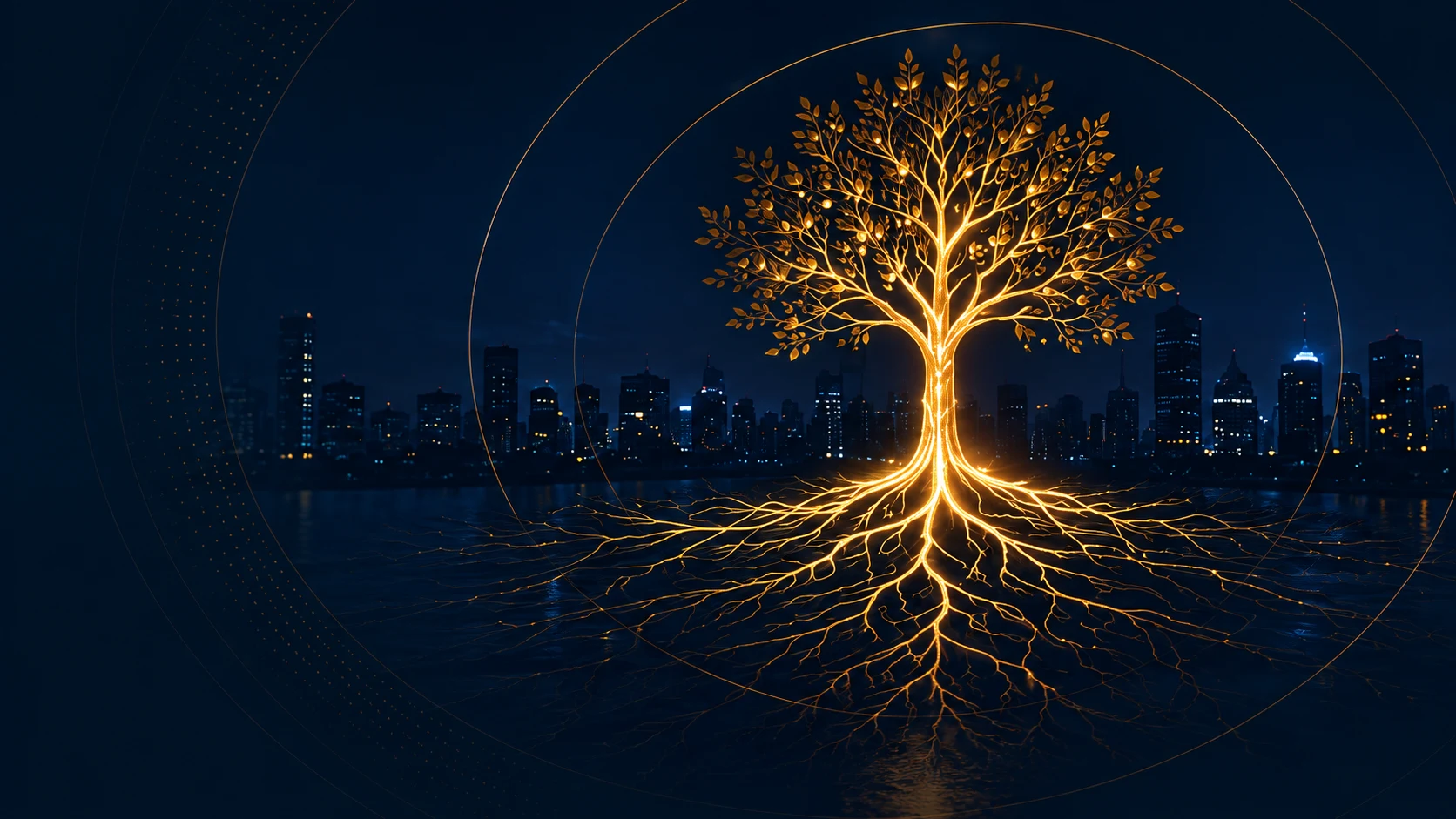 A flourishing tree representing enduring business growth